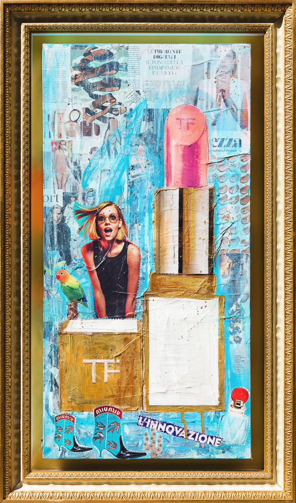 Pop Lipstick Innovative, Artwork 100X60Cm