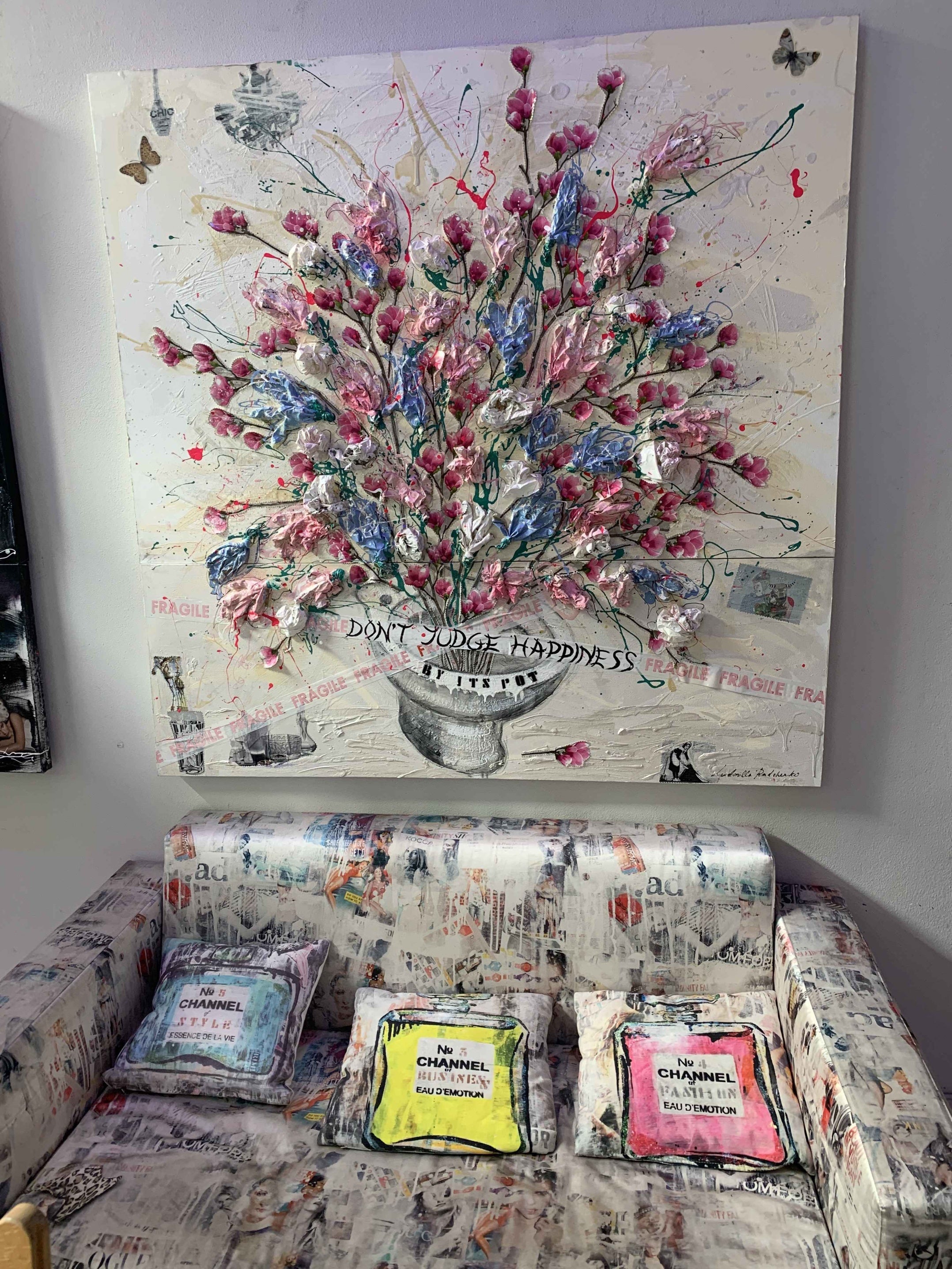 Pot Of Happiness, Artwork 150X150Cm, Anno 2019