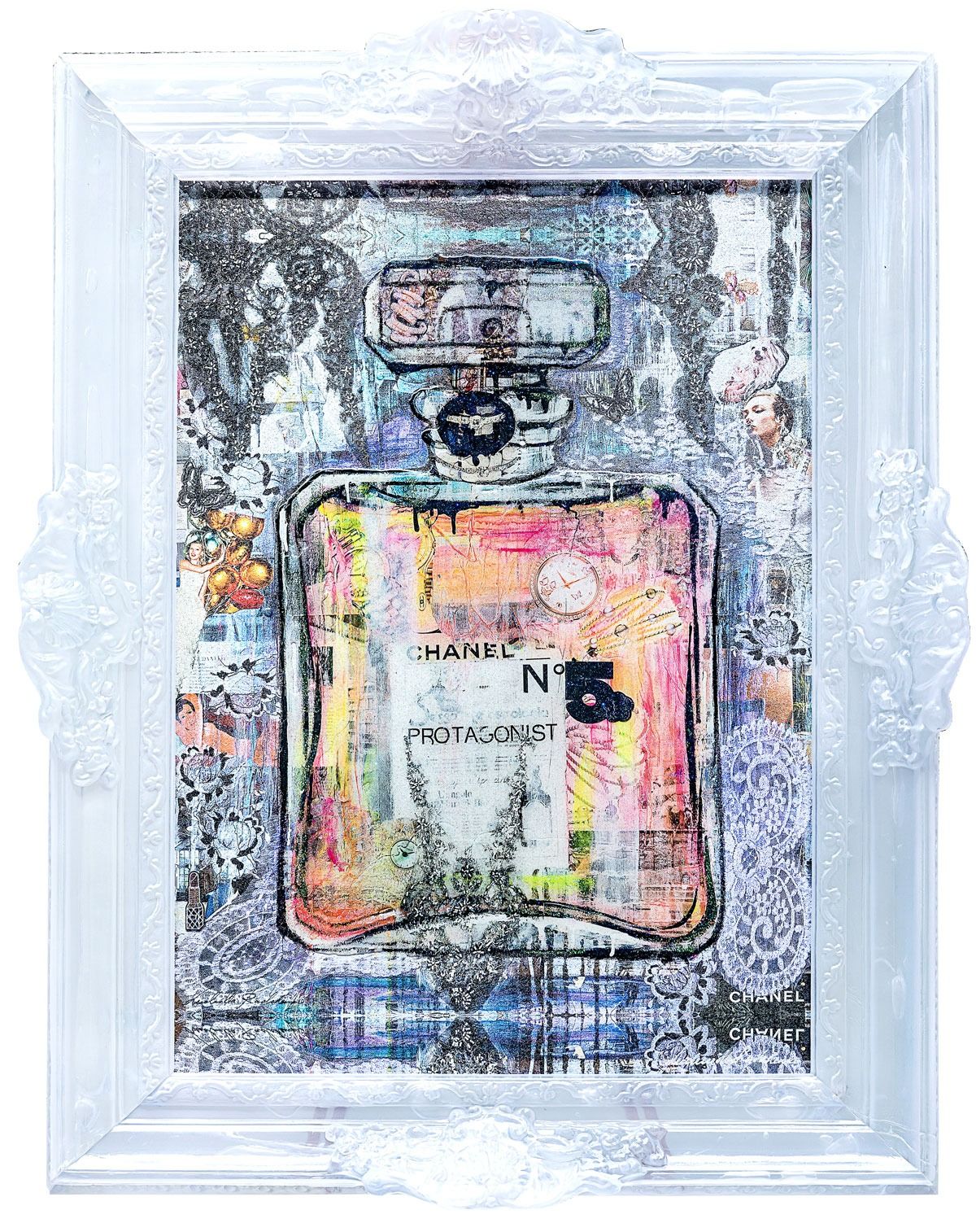 Protagonist Multiplo Darte In Materiali Riciclati 114X87Cm, Serie Art Reborn Limited Edition