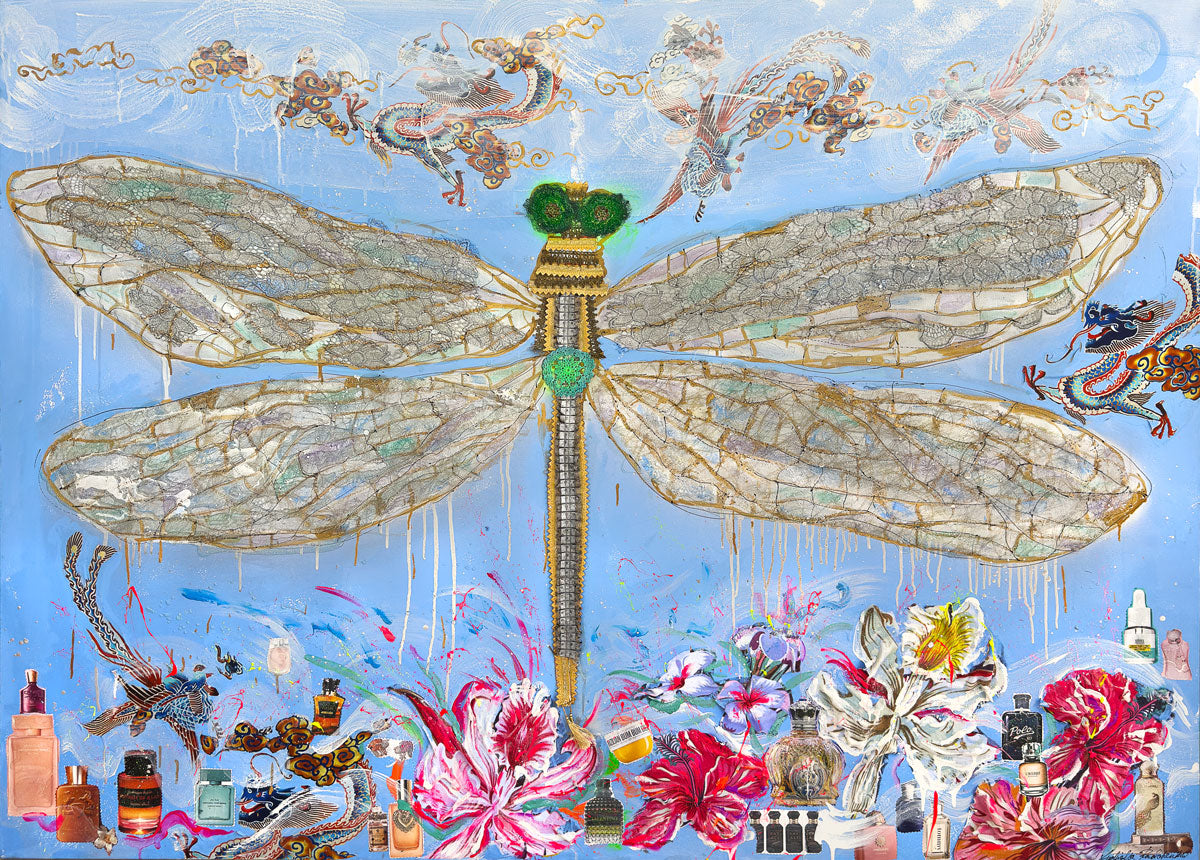 PURITY SOUL, Art Work 140x190cm,  Art Series THE WINGS of POWER 2025, Dubai