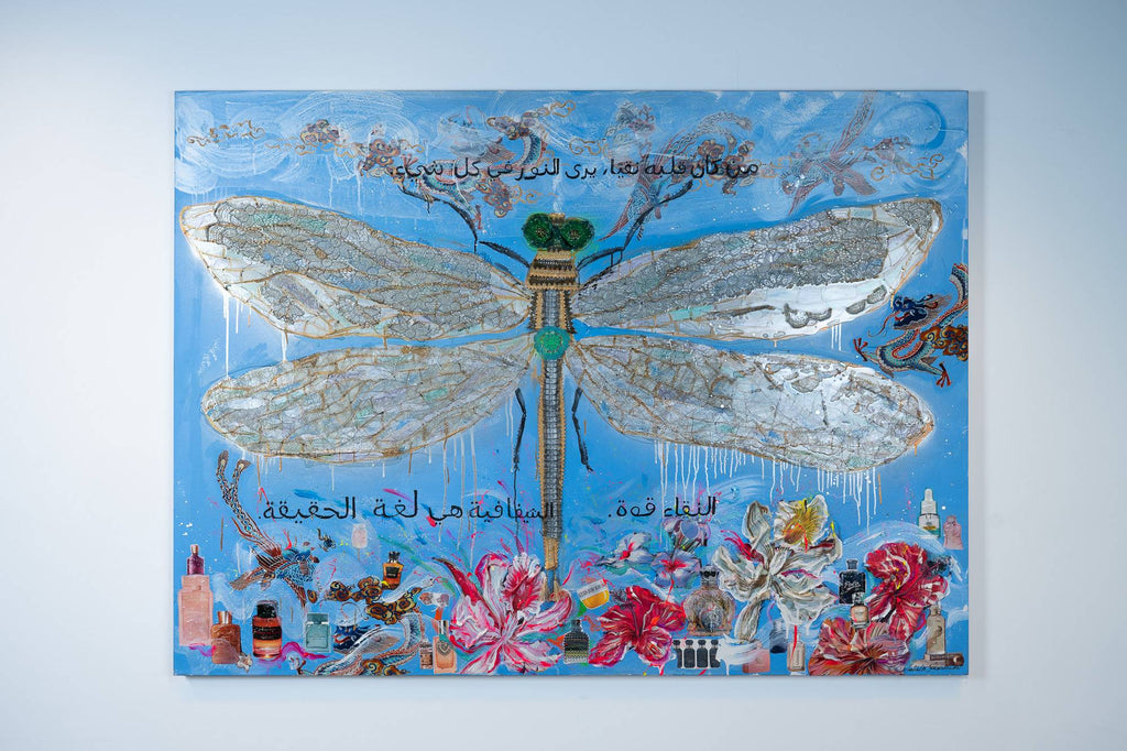 PURITY SOUL, Art Work 140x190cm,  Art Series THE WINGS of POWER 2025, Dubai