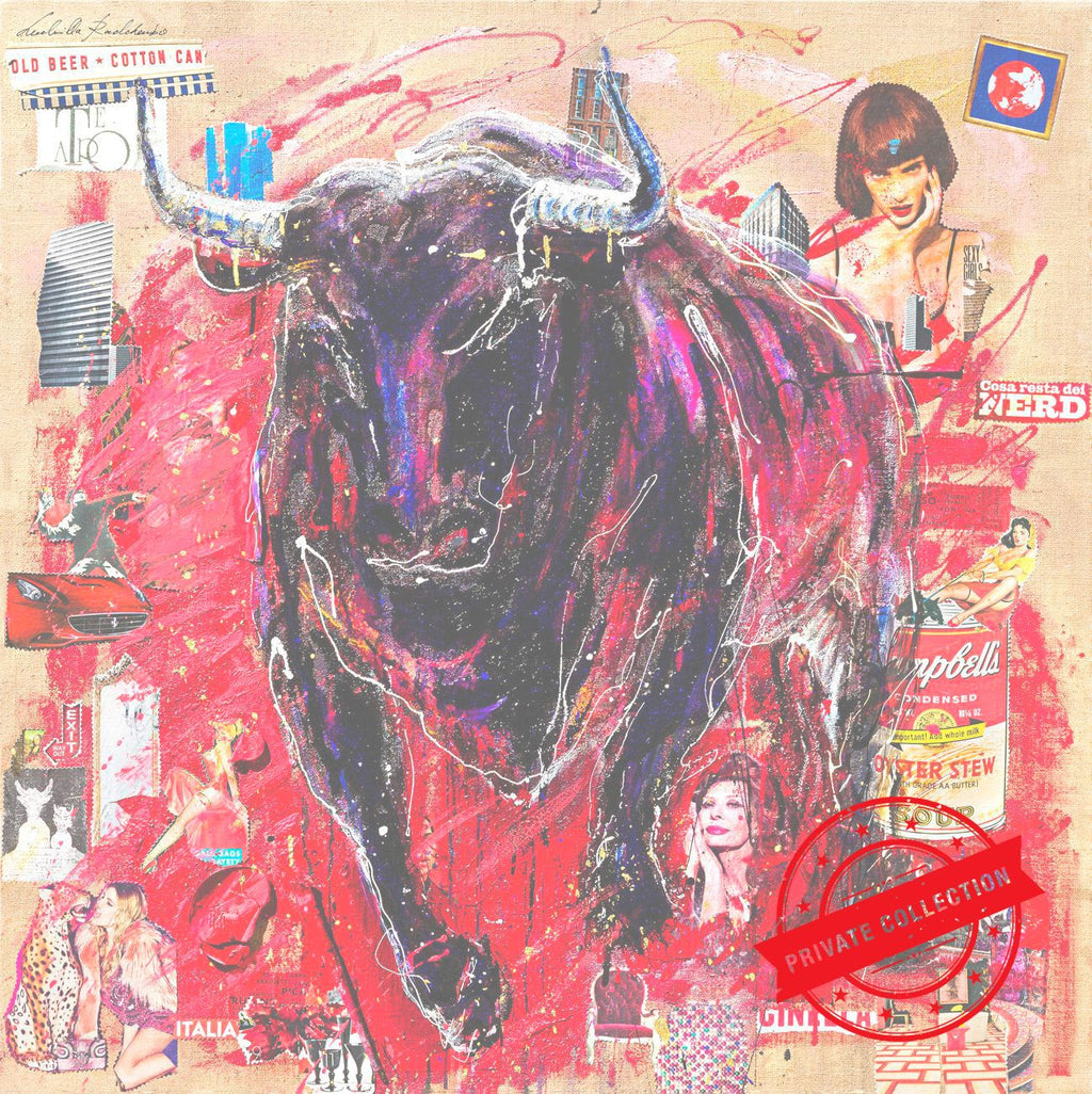 Red Bull, Artwork 120X120Cm