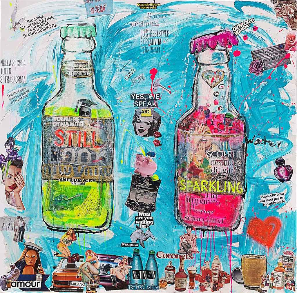Still&Sparkling Water, Artwork 150X150Cm, Anno 2019