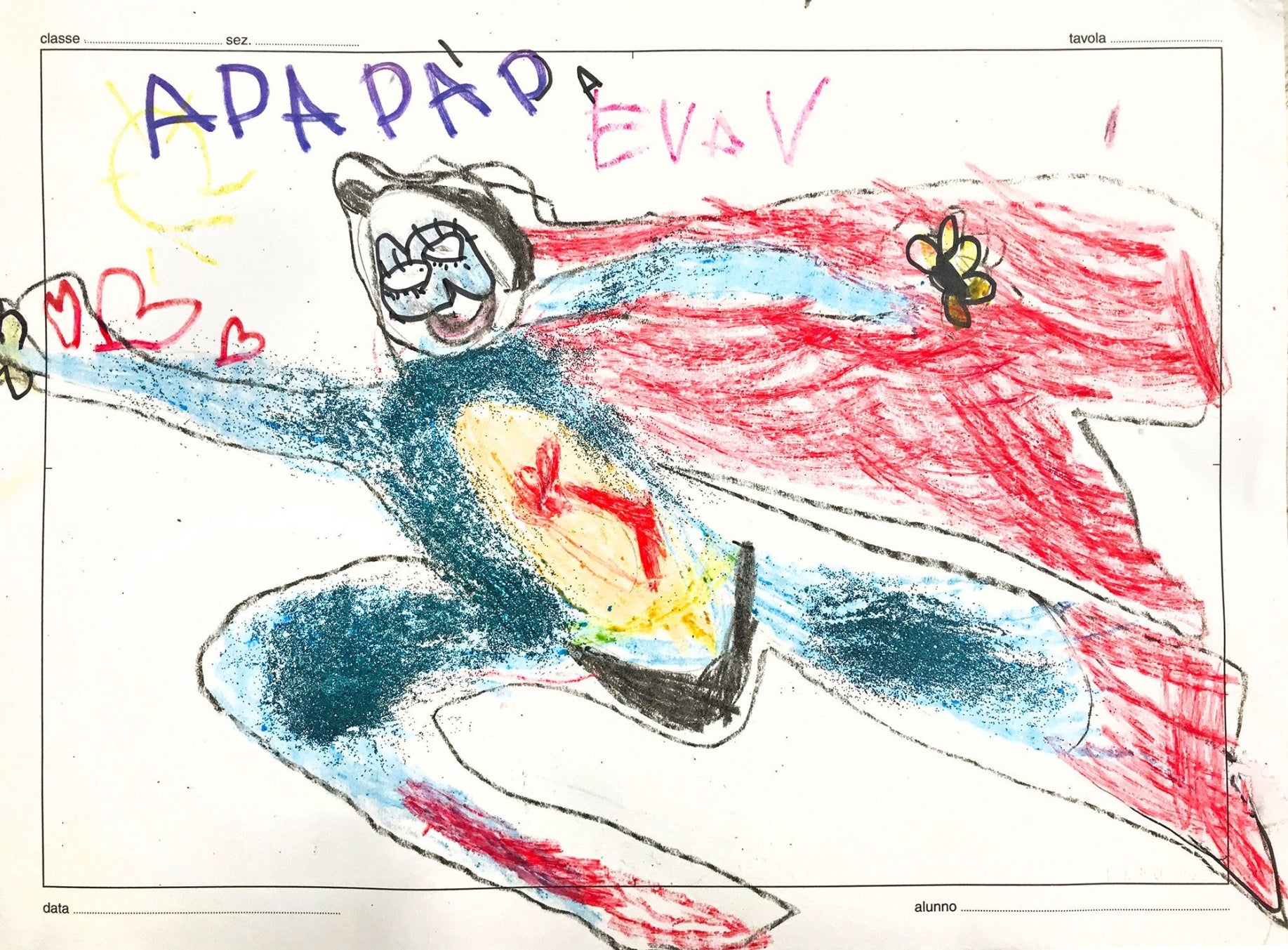 Super Papá, Artwork 100X150Cm, Anno 2017