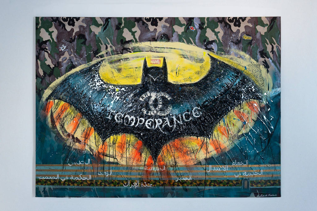 TEMPERANCE BAT, Art Work 140x190cm, Dalla Serie Artistica THE WINGS OF POWER
