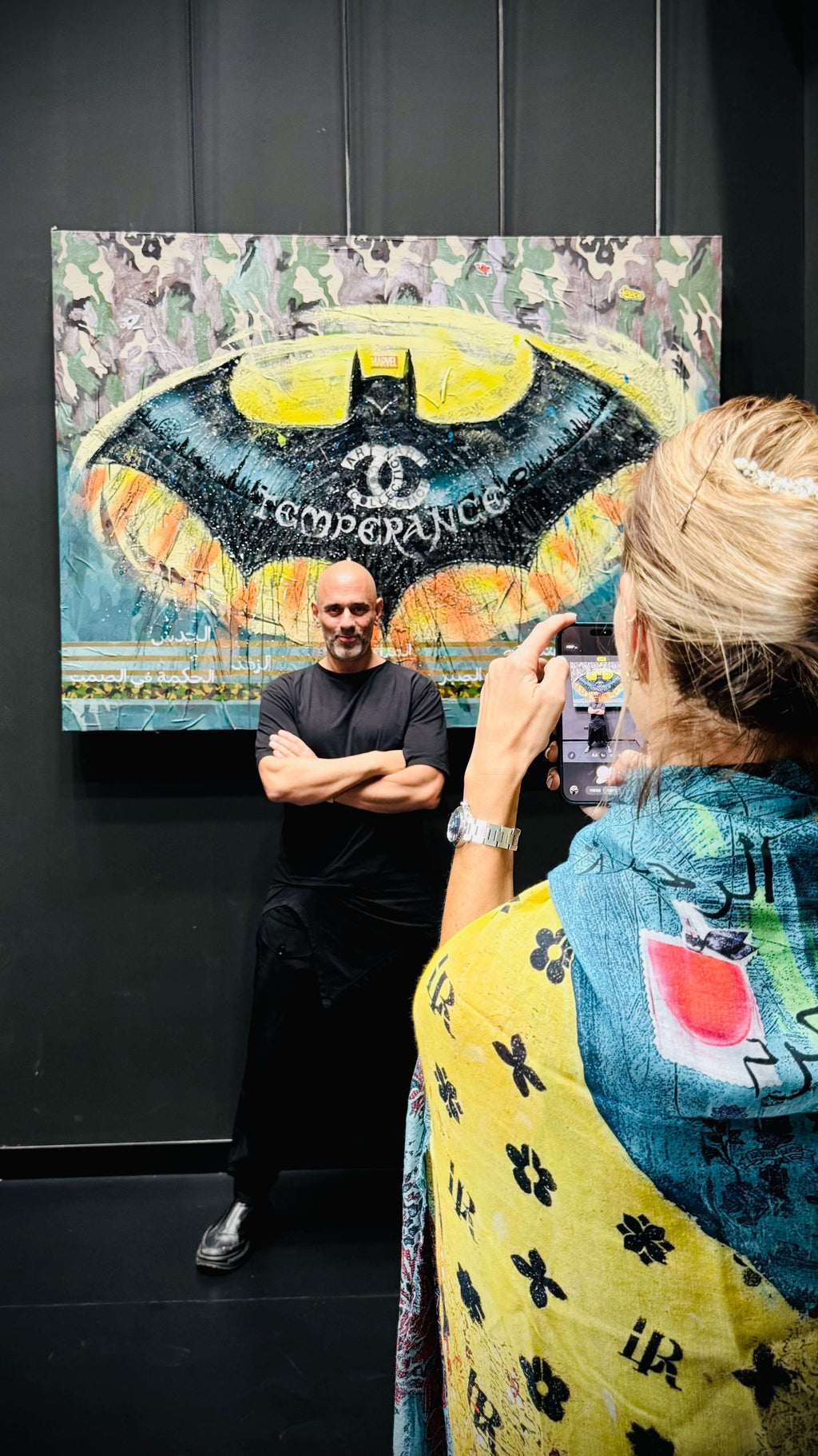 TEMPERANCE BAT, Art Work 140x190cm, Dalla Serie Artistica THE WINGS OF POWER