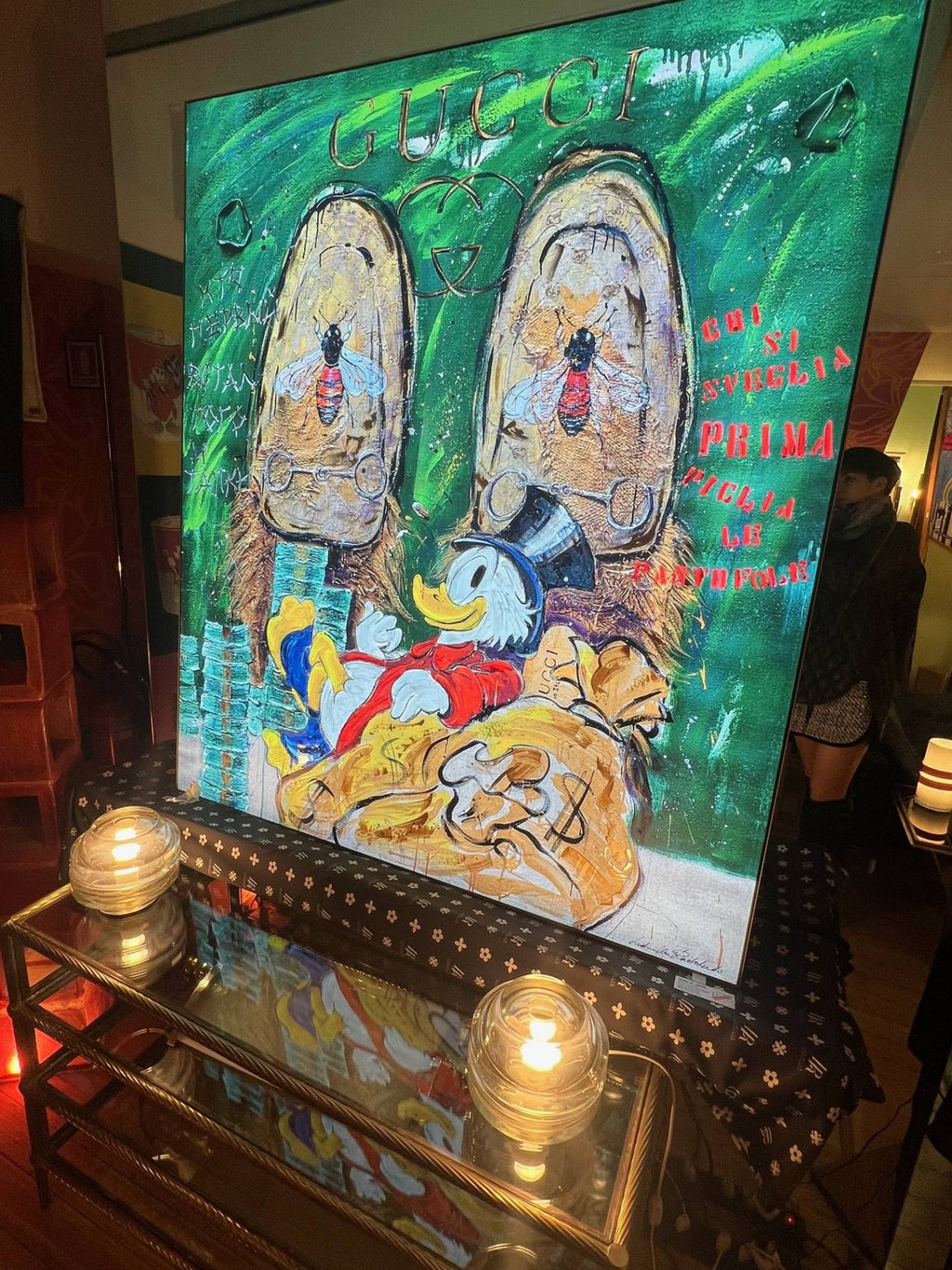 Wake Up Timing, Light Box 150X130 Cm