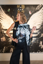 WHITE POWER, Art Work 190X190cm,  Art Series THE WINGS of POWER 2025, Dubai