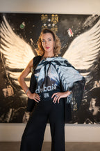 WHITE POWER, Art Work 190X190cm,  Art Series THE WINGS of POWER 2025, Dubai