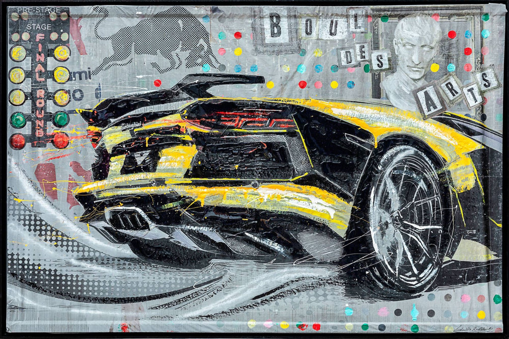 Yellow Power, Artwork 120X180Cm, Anno 2017