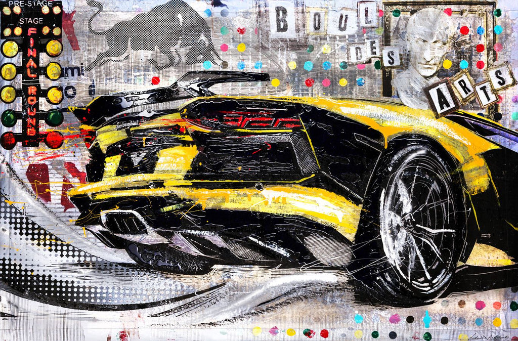 Yellow Power, Artwork 120X180Cm, Anno 2017