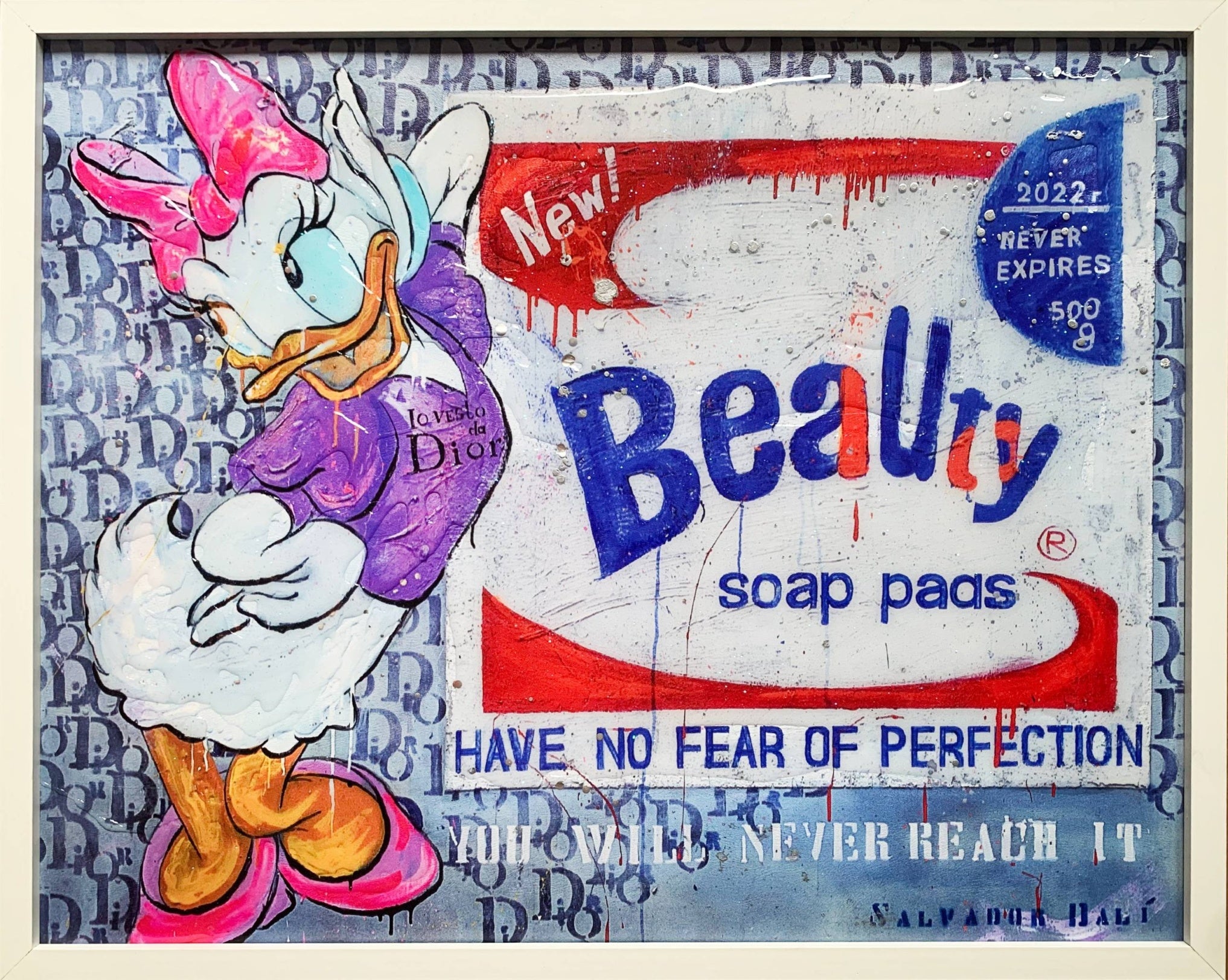 Beauty Tabs 42X52 , Multiplo Ritoccato A Mano Con La Resina