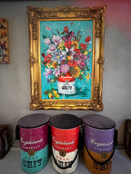 Crypto Flowers, Artwork 100X70Cm (130X100Cm With Frame), 2024, Unique Piece
