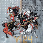 Fighting Samurai — Multiple Art, Limited Edition