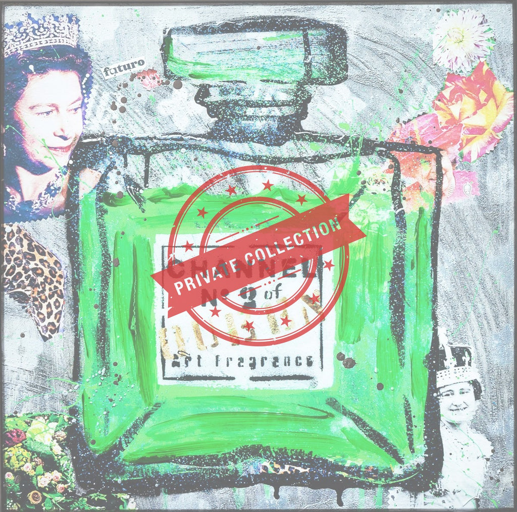 Light Box Channel 50X50 Queen N°2 Art Multiple