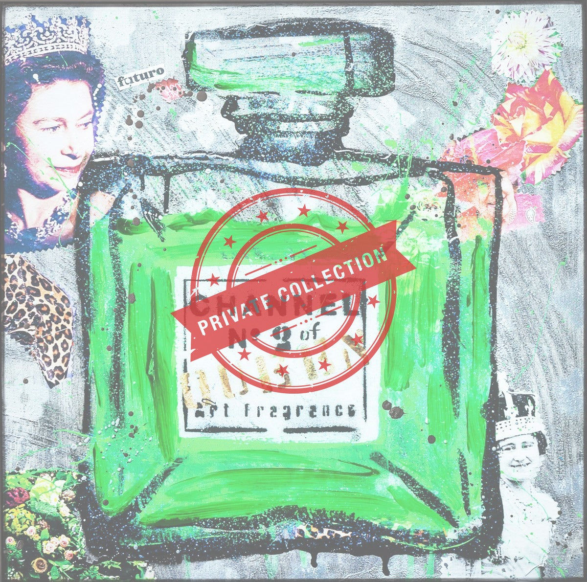Light Box Channel 50X50 Queen N°2 Art Multiple