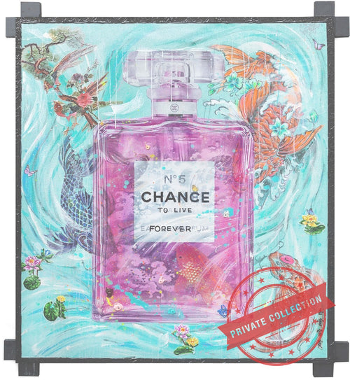 Art Work Chance To Live Forever,135X125, Art Series Brand Revolution, 2024, unique piece · Private Collection (corner)