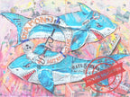 Art Work DIAMOND HIRTS 150X200cm, Art Series Brand Evolution, 2023, unique piece · Private Collection (corner)