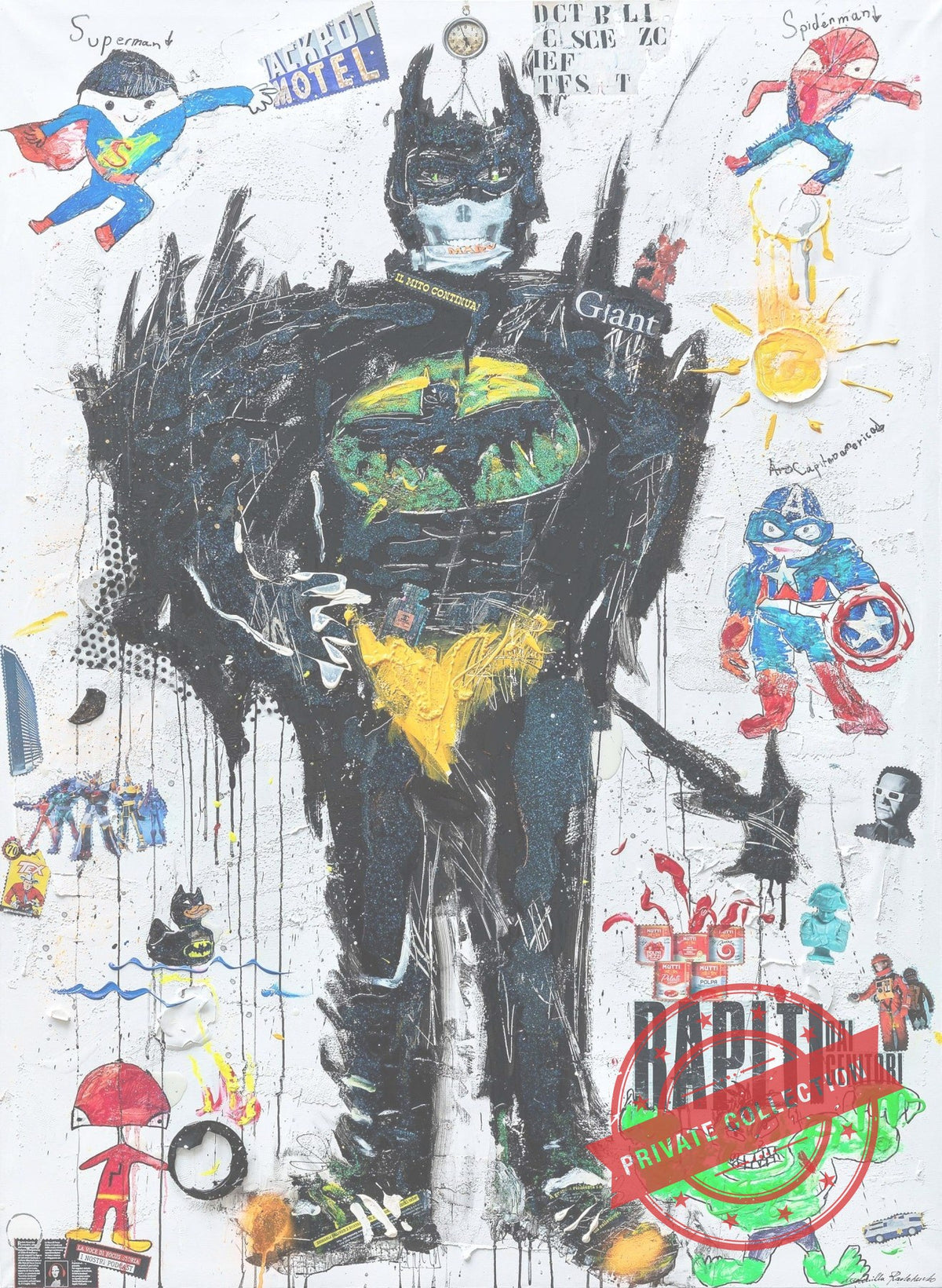 Badman 180X130Cm Artwork - Unique Piece 2020 · Private Collection (corner)