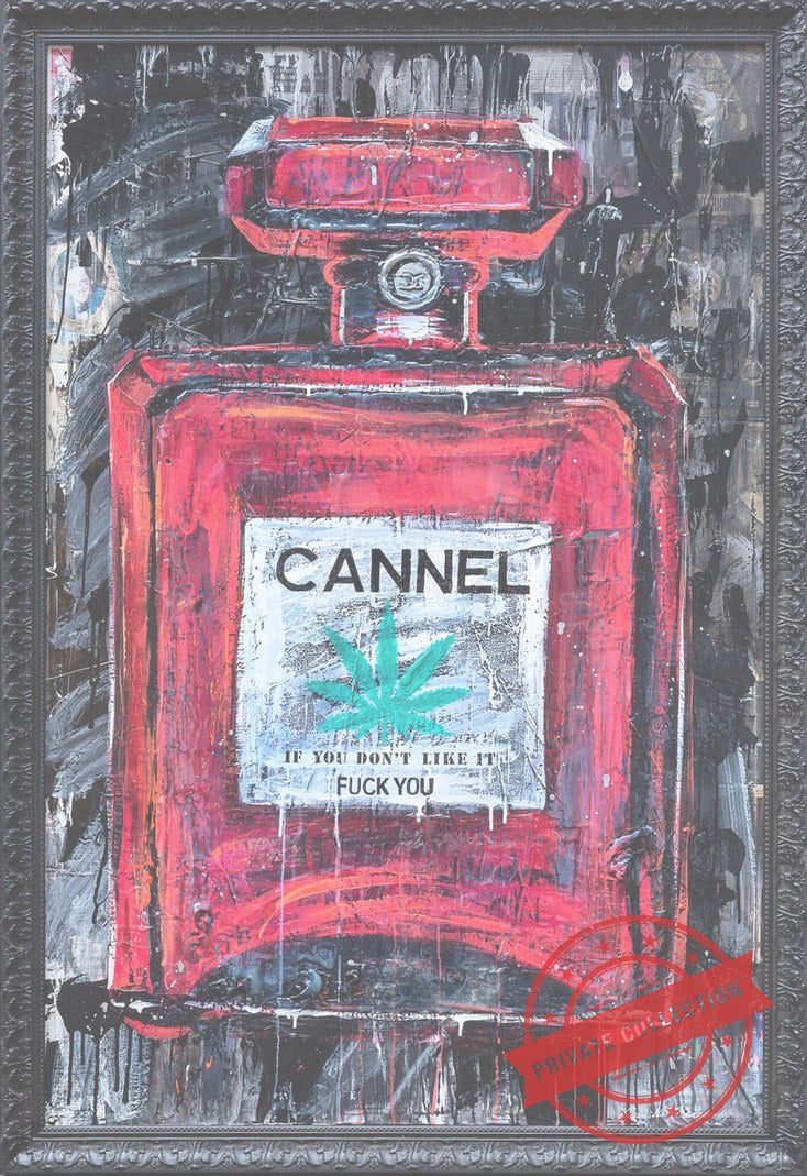 Cannel 170X120Cm, Con La Cornice, 150X100 Senza La Cornice, 2019 · Private Collection (corner)