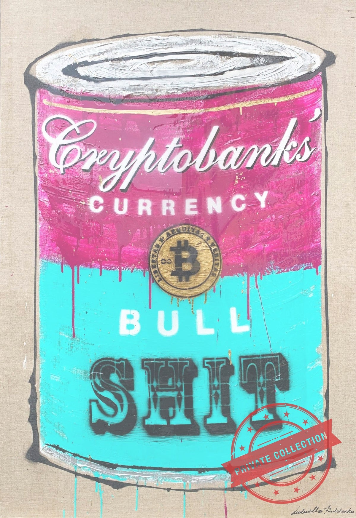 Cryptosoup  Currency Bullshit 1 · Private Collection (corner)