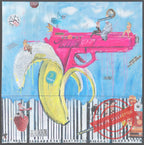 Dolce Banana, Artwork 150X150Cm, Anno 2019 · Private Collection (corner)