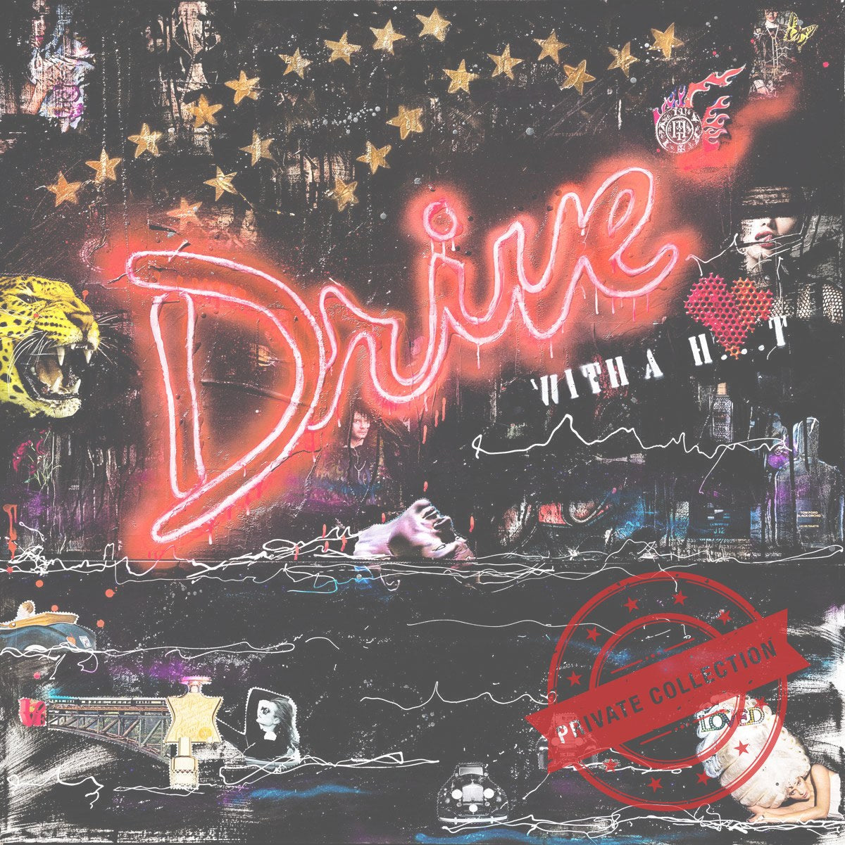 Drive, Artwork 150X150Cm, Anno 2019 · Private Collection (corner)