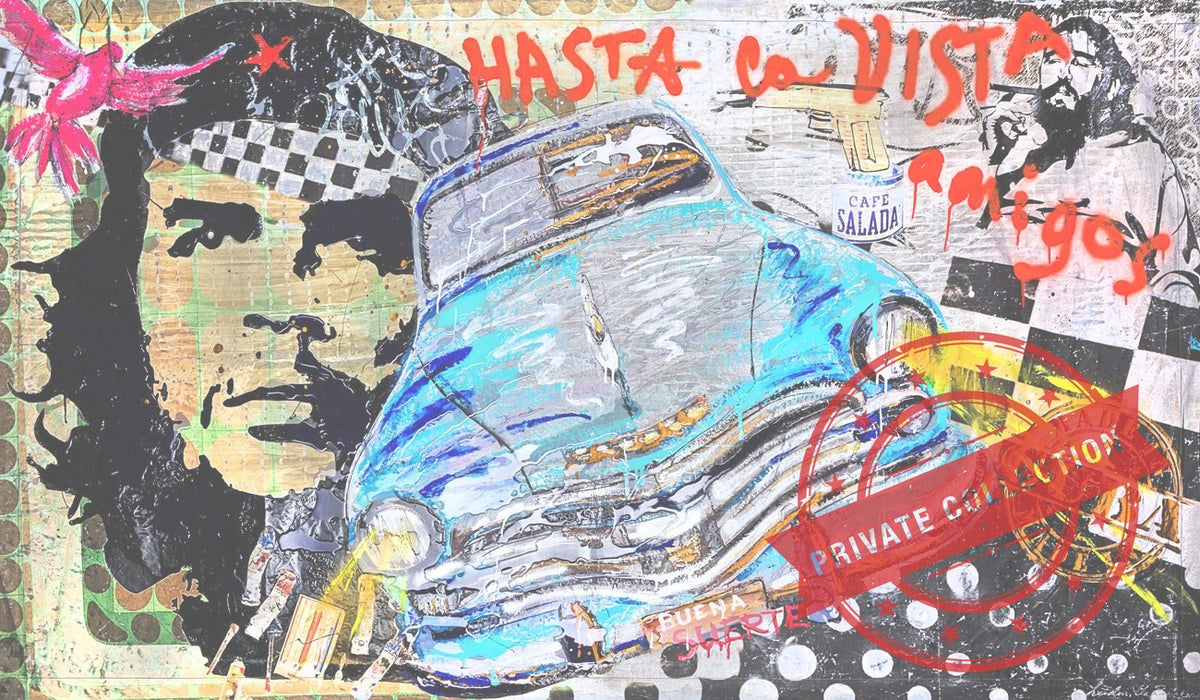 Made In Cuba, Artwork 120X220Cm, Anno 2017 · Private Collection (corner)