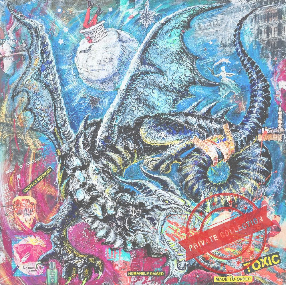 Madness Artwork 150X150Cm, Anno 2016/2017 · Private Collection (corner)