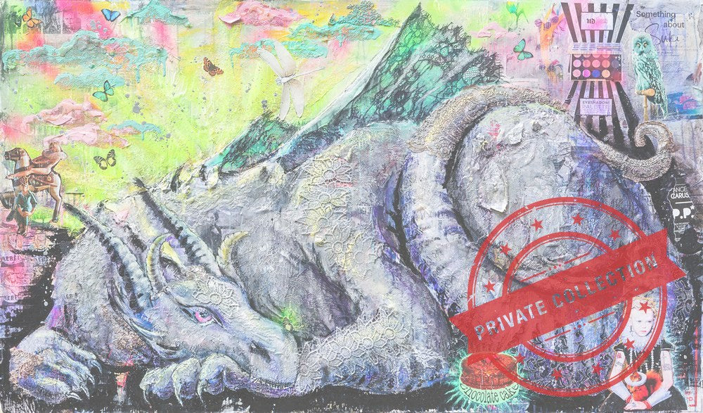 Quite Awake 90X180 Cm, Anno 2016/2017 · Private Collection (corner)