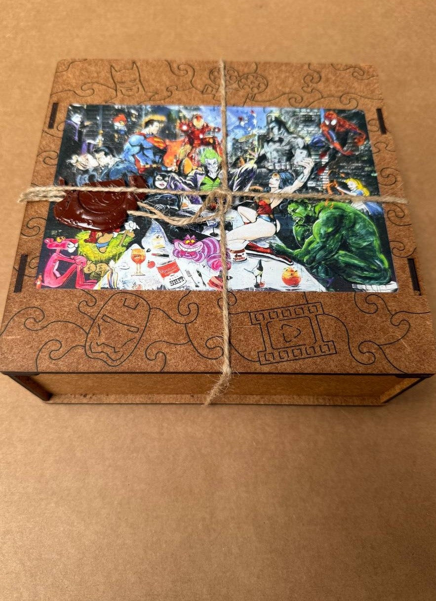 Wooden Puzzle . Last Dinner of Power