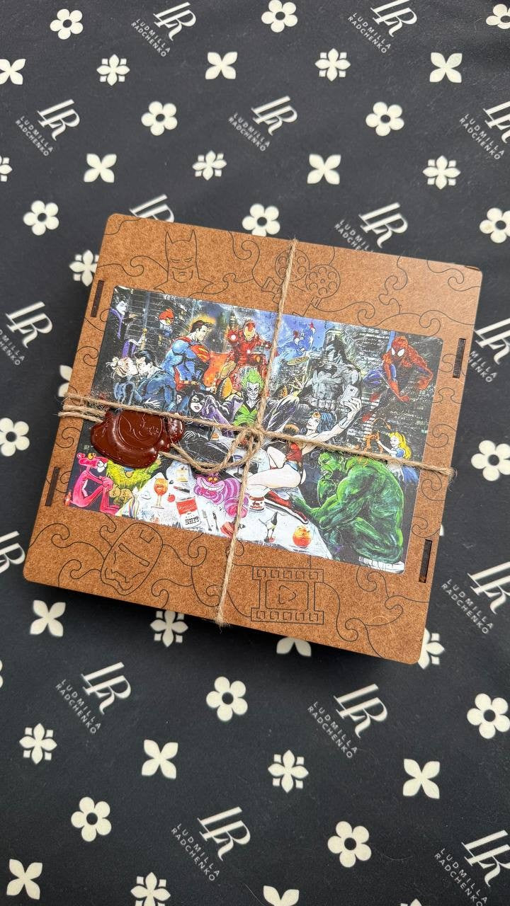 Wooden Puzzle . Last Dinner of Power