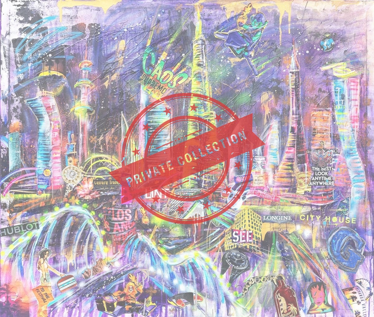 Art Work Dubai Experience 120X160Cm - Private Collection